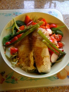 tilapia-and-salad