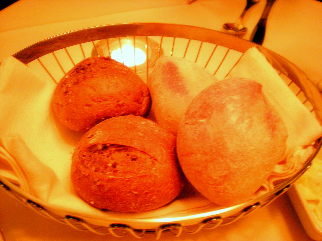 Warm rolls. Whole grain brown bread and sweet sour dough