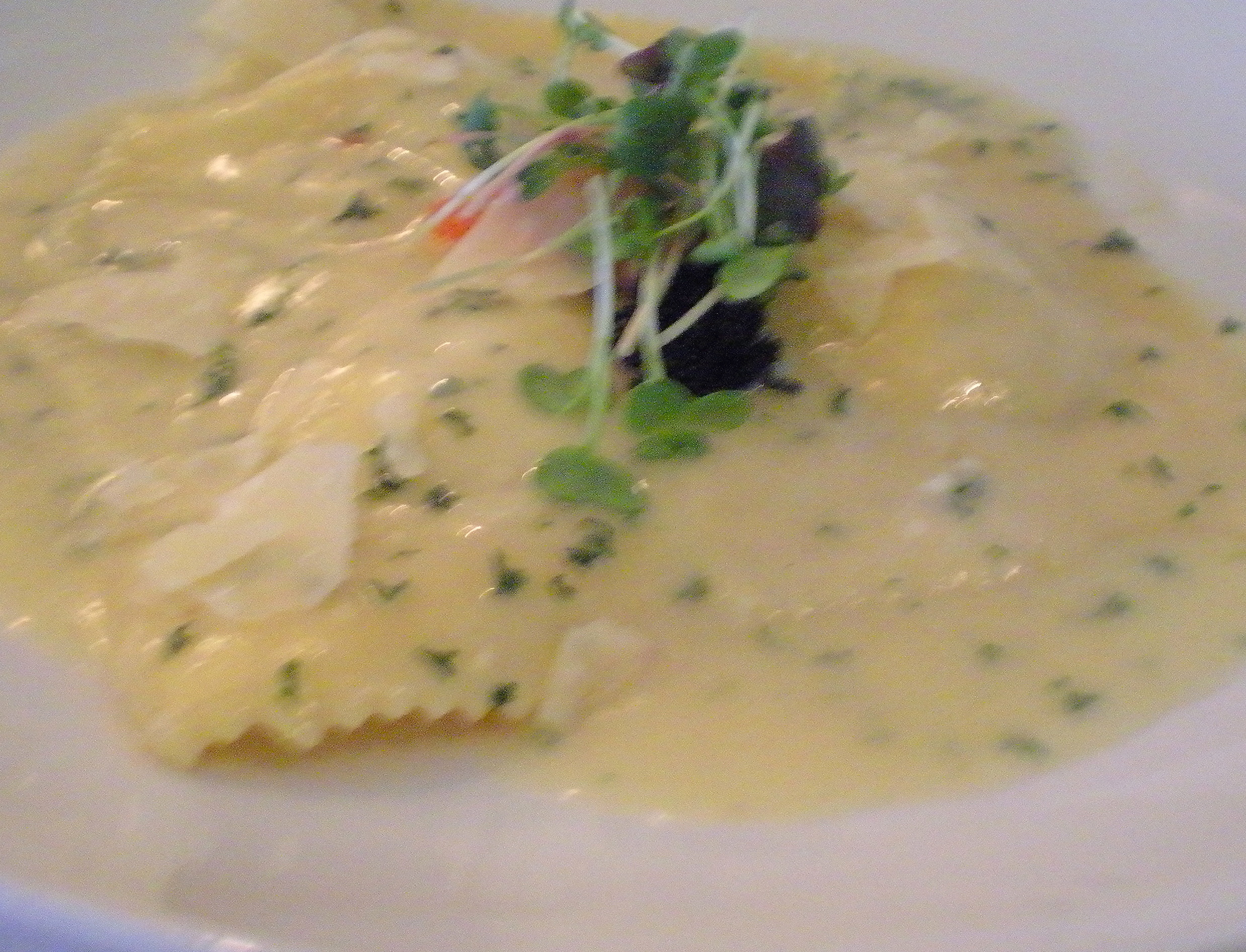 Lobster Ravioli with Tabiko Caviar
