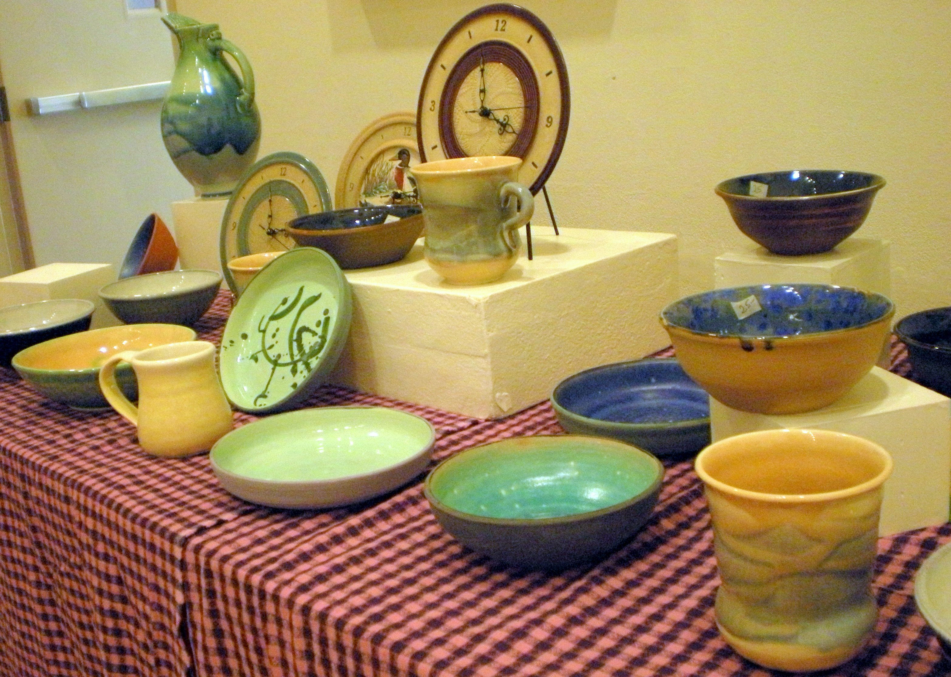 Choice of pottery