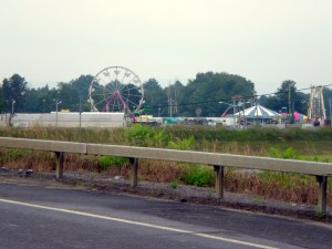 View on my way home from work: Herkimer Cty Fair