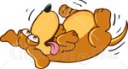 6713_brown_dog_mascot_cartoon_character_rolling_around_on_his_back_asking_for_a_belly_rub